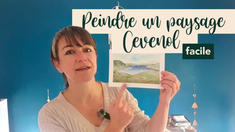 Tuto Aquarelle Facile : Peindre un Paysage Cévenol pour Débutants